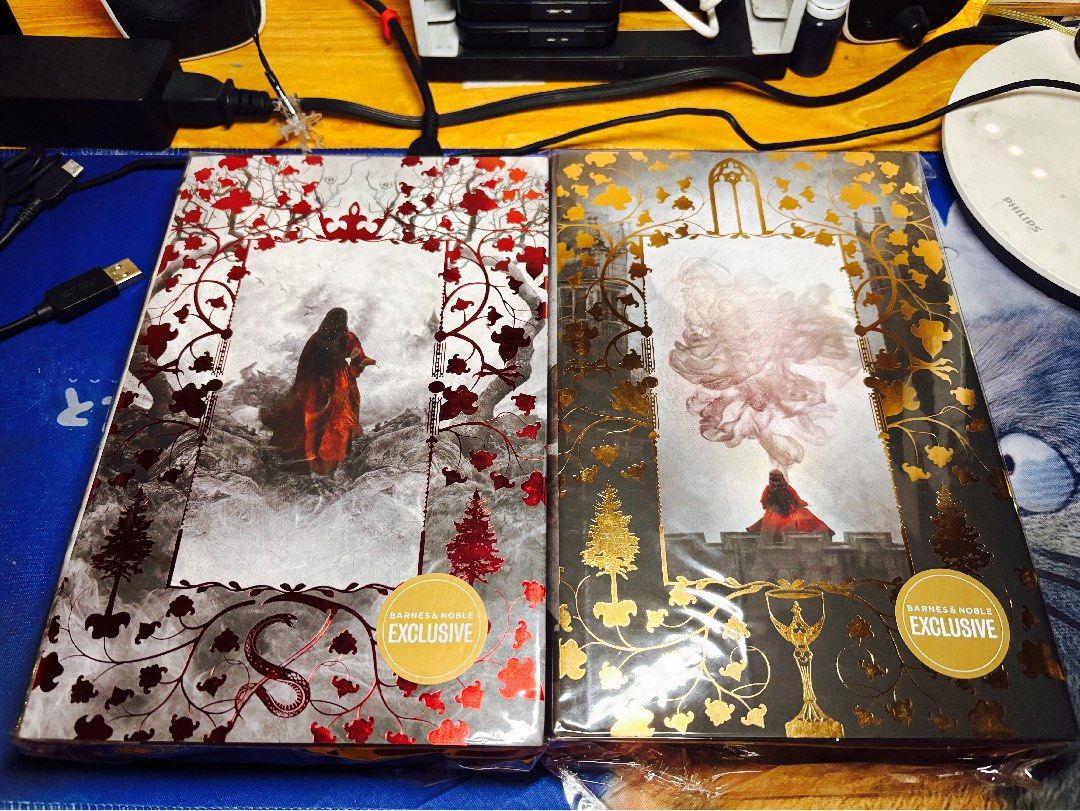One Dark Window & Two Twisted Crowns (BN Exclusive) (Category: Storybooks) located in Quezon City. Submitted by ryuji35 (Listing ID 1466550474, Image 1). Description: - Set of 2 Barnes & Noble exclusive special editions (One Dark Window & Two Twisted Crowns) - Brand new and sealed in plastic for protection (Never Read) - Stunning red and black patterned sprayed edges - Out of Print Price is FIRM.
