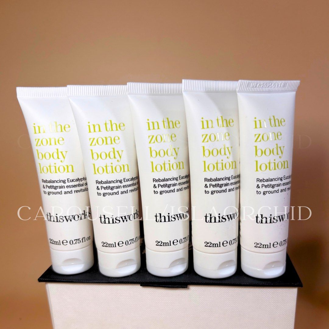 This Works In The Zone Body Lotion (Category: Body Care) located in Ajuy. Submitted by islaorchid (Listing ID 1466528264, Image 1). Description: THIS WORKS Body Lotion — 4pcs × 22ml each | Brand New - perfect for gifting, as a travel set or upgrading your bathroom Iloilo City: **Shipping fee c/o buyer ✨PLEASE READ • No-rush shipping. Allow 2-3 business days for processing. • Item condition will be clearly stated as BRAND NEW or PRE-LOVED. • Pleas