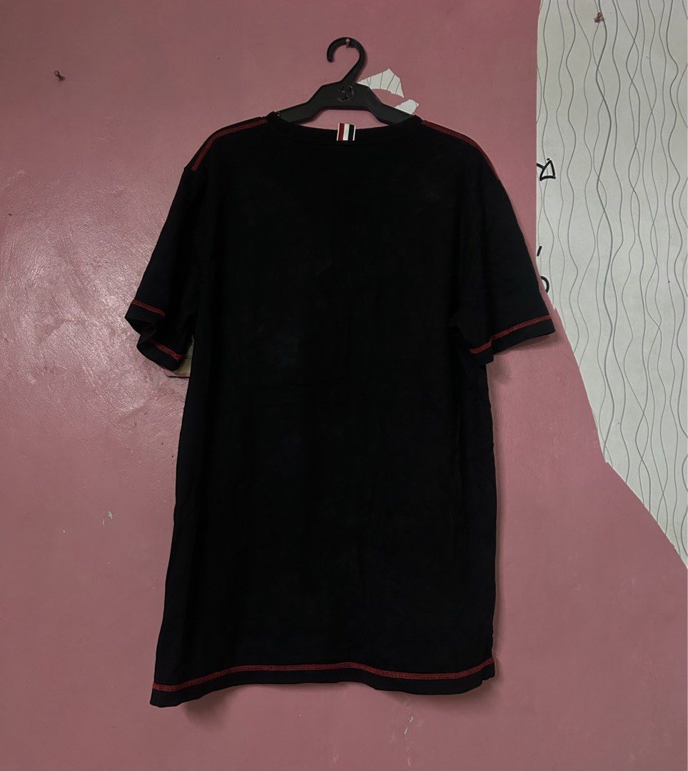 THOM BROWNE SIZE 4 BLACK SHIRT (Category: Tshirts & Polo Shirts ) located in Dasmarinas. Submitted by dnnr3rdyyyyy (Listing ID 1466473360, Image 2). Description: SIZE 4 on tags Dimensions 22.5 Width 28.5 Length front 30.5 Length back Best fit to Large & XL 9.5/10 color rate of black Need wash only Minimal Dirt Stains Cut Neck Tags Complete Washtags .
