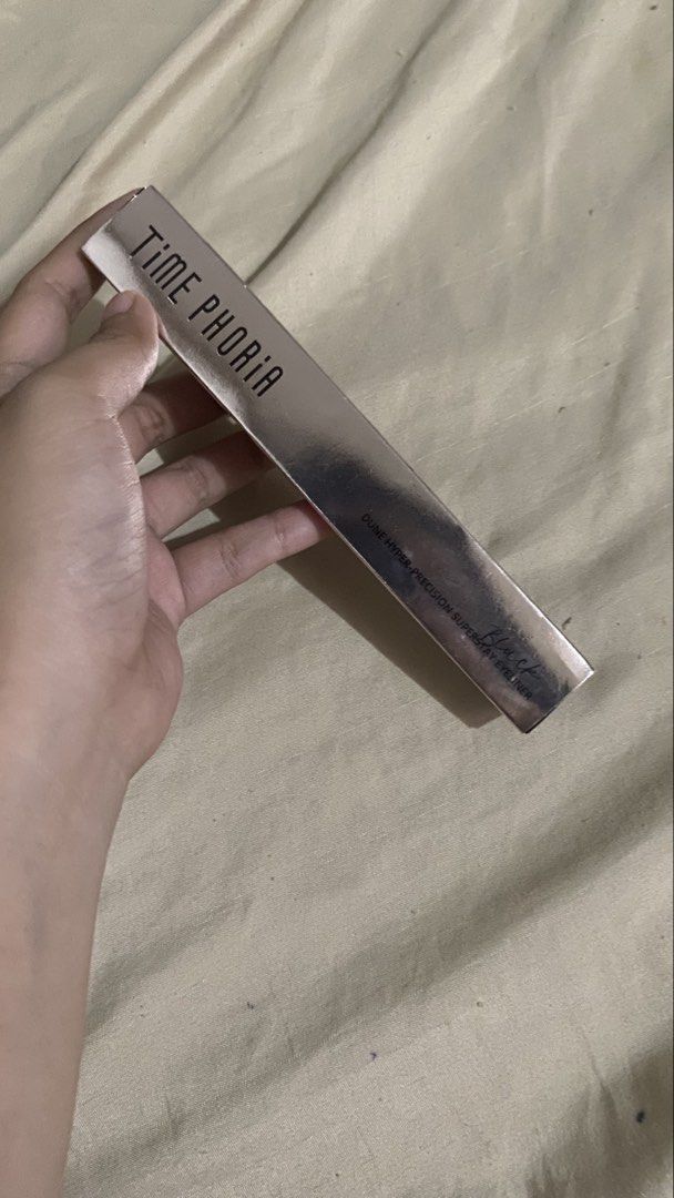 Timephoria Arcane Eternal Lip Matte & Dune Eyeliner Bundle (Category: Makeup) located in Manila. Submitted by hazelnut.03 (Listing ID 1466400172, Image 3). Description: - Brand: Timephoria - Condition: Brand new, unopened in original triangle boxes - Item 1: Arcane Eternal Lip Matte (Shade 05 | Exp: 26/12/2029 | Lot: AM27CYL) - Item 2: Dune Hyper-Precision Superstay Eyeliner (Color: Black) - Perfect bundle for your makeup kit or as a gift!.