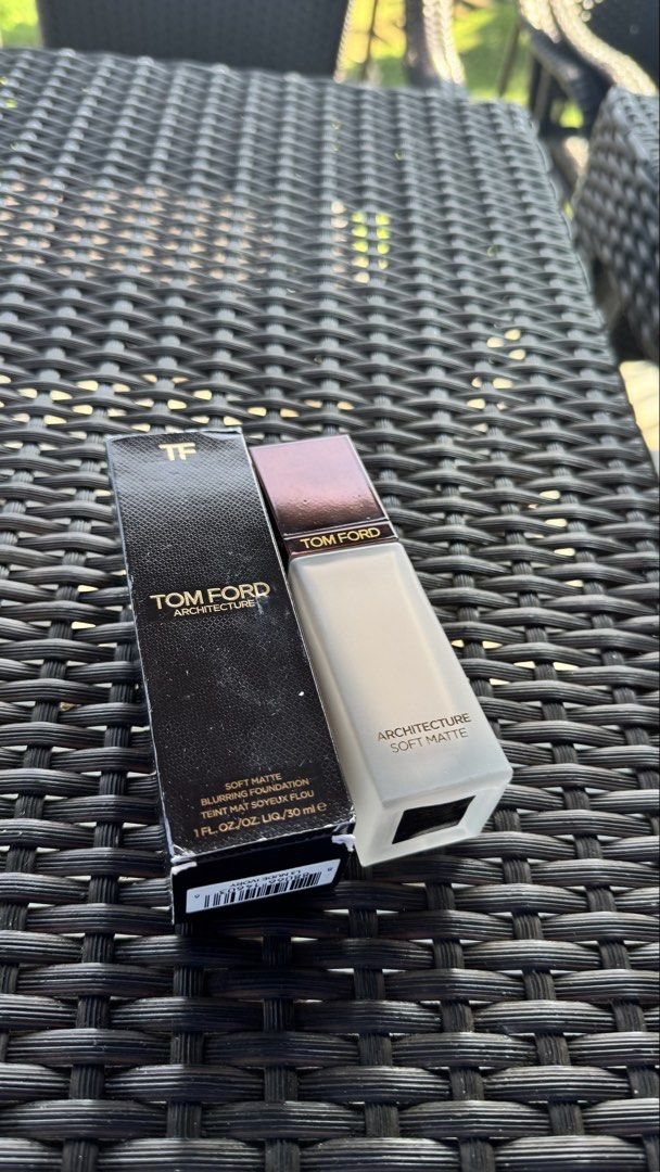 Tom Ford Architecture Soft Matte Blurring Foundation Nude Ivory (Category: Makeup) located in Quezon City. Submitted by vaniteees (Listing ID 1466383737, Image 2). Description: - Brand: Tom Ford - Product: Architecture Soft Matte Blurring Foundation - Shade: 1.3 Nude Ivory - Size: 30 ml (Standard with pump) - Condition: Brand new, unused, pristine bottle - Packaging: Includes original outer box.