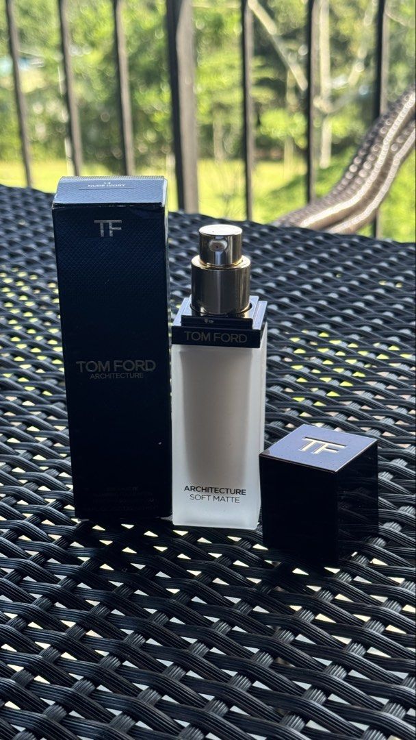Tom Ford Architecture Soft Matte Blurring Foundation Nude Ivory (Category: Makeup) located in Quezon City. Submitted by vaniteees (Listing ID 1466383737, Image 3). Description: - Brand: Tom Ford - Product: Architecture Soft Matte Blurring Foundation - Shade: 1.3 Nude Ivory - Size: 30 ml (Standard with pump) - Condition: Brand new, unused, pristine bottle - Packaging: Includes original outer box.