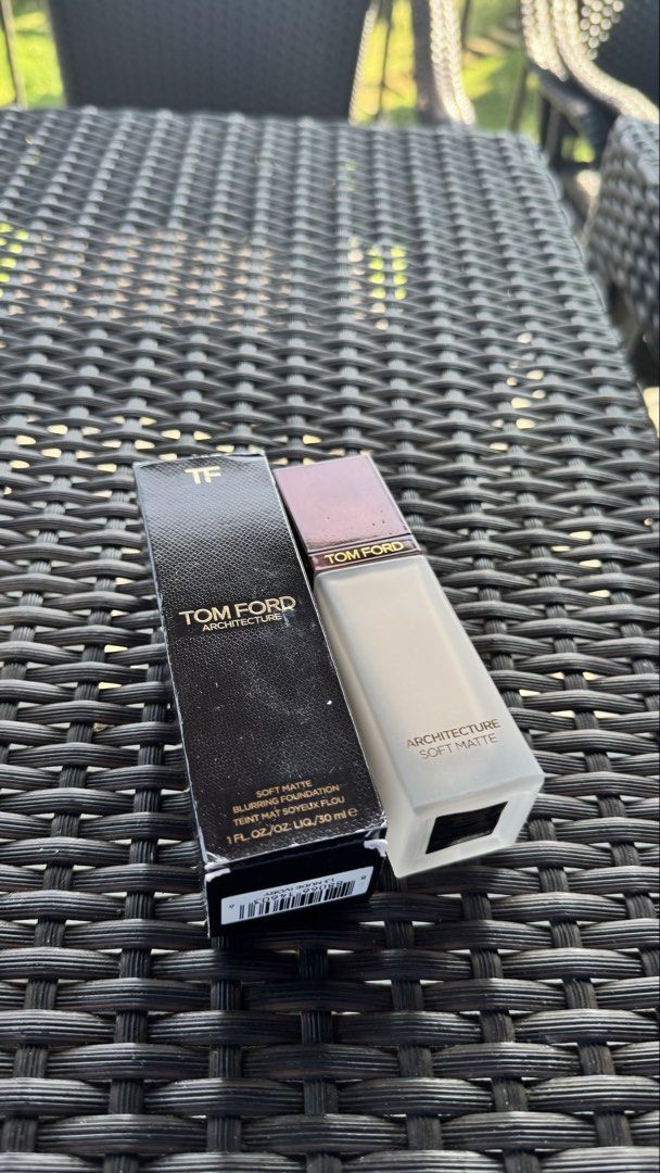 Tom Ford Architecture Soft Matte Blurring Foundation Nude Ivory (Category: Makeup) located in Quezon City. Submitted by vaniteees (Listing ID 1466383737, Image 1). Description: - Brand: Tom Ford - Product: Architecture Soft Matte Blurring Foundation - Shade: 1.3 Nude Ivory - Size: 30 ml (Standard with pump) - Condition: Brand new, unused, pristine bottle - Packaging: Includes original outer box.