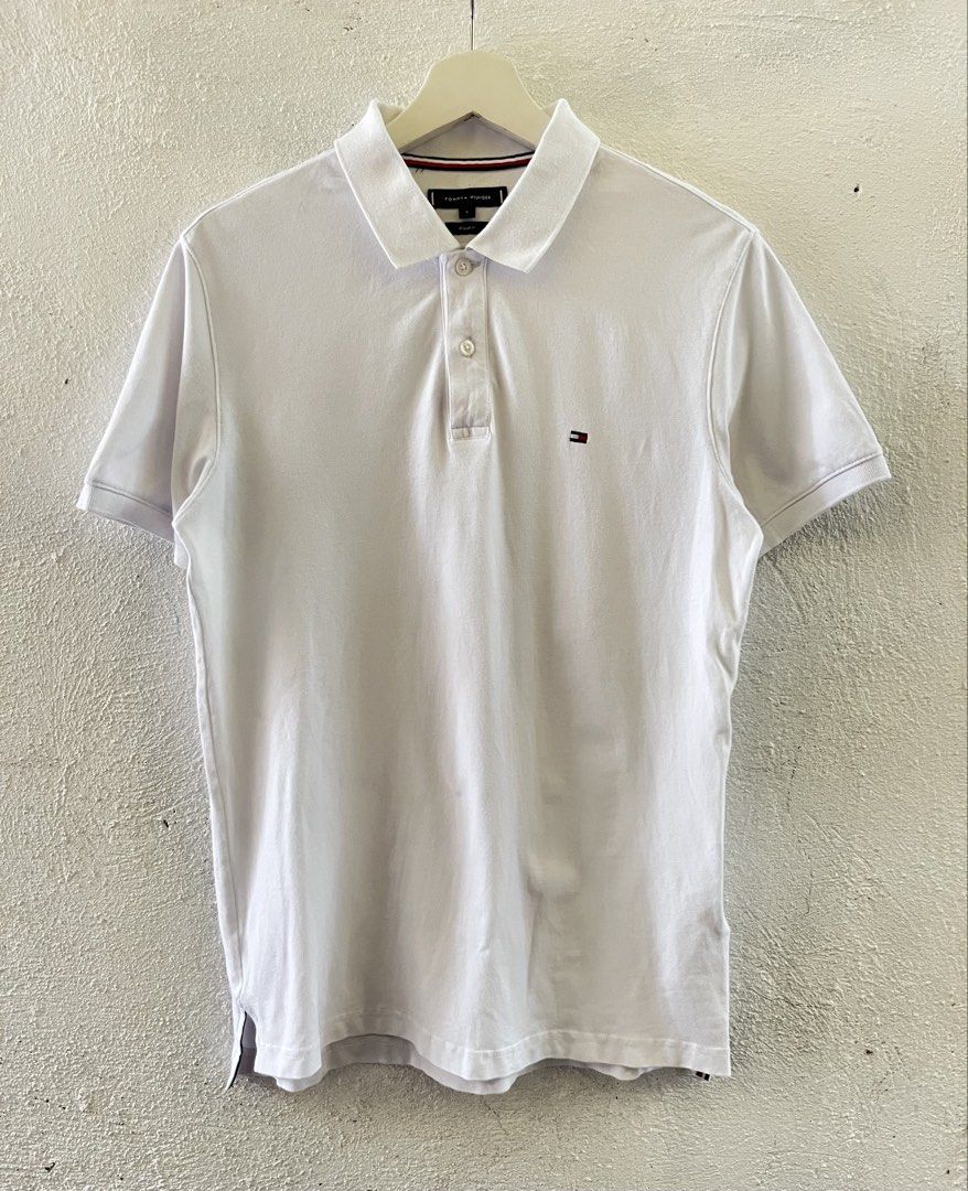 Tommy Hilfiger (Category: Tshirts & Polo Shirts ) located in Dumaguete. Submitted by khysdeadstocks (Listing ID 1466417805, Image 1). Description: Tommy hilfiger 🏷️ + 90 shipping fee -Dimes Width 20 Length 28 -Condition 9.8/10 -Color Rate 10/10 Good Condition Condition Color may vary due to lightning Very Presentable when Worn Issue: None Loc: Dumaguete City, Negros Oriental 6200 📍.