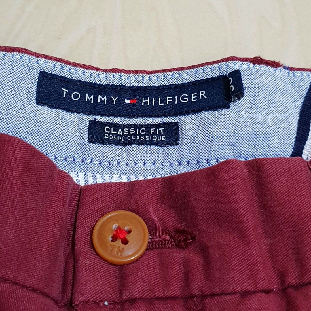 Tommy Hilfiger (Category: Shorts) located in Muntinlupa City. Submitted by thriftsupplyco (Listing ID 1466506090, Image 3). Description: Tommy hilfiger Size 33 Length 20.5 Hem 11.5 Excellent condition.