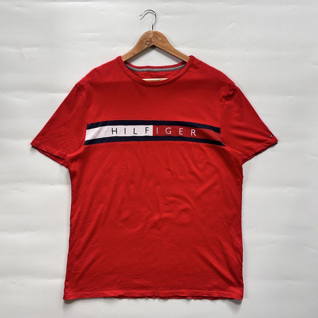 TOMMY HILFIGER BIG LOGO SHIRT (Category: Tshirts & Polo Shirts ) located in Bacolod City. Submitted by thrifth_to_the_gems (Listing ID 1466451714, Image 2). Description: TOMMY HILFIGER BIG LOGO SHIRT SIZE LARGE ON TAG DIMES:21x28 GOOD CONDITION 9.5/10 COLOR RATE AUTHENTIC/LEGIT NO ISSUE.