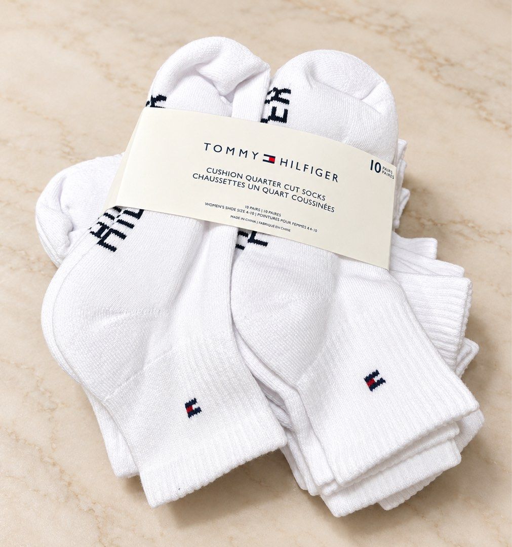 Tommy Hilfiger Cushion Quarter Socks (Category: Shoe inserts) located in Santa Rosa. Submitted by ninaparis (Listing ID 1465711283, Image 1). Description: Original Tommy Hilfiger Cushion Quarter Cut Socks for women 10 pairs available in 2 sets.
