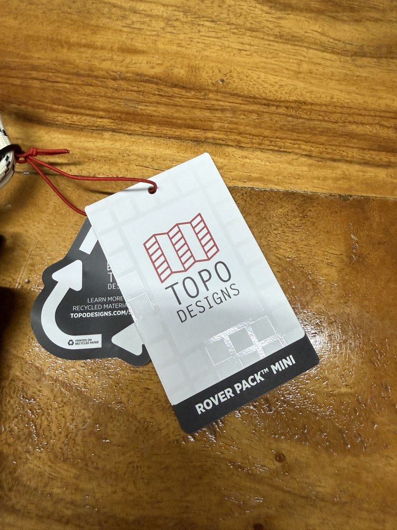 Topo Designs Rover Pack Mini in Black and Bone White (Category: Backpacks) located in Makati City. Submitted by curatedbymari (Listing ID 1466476045, Image 3). Description: Topo Designs Rover Pack Mini in black and bone white Brand new Negotiable 📦 Lalamove or J&T (Depends on your location) Code: TI6 .