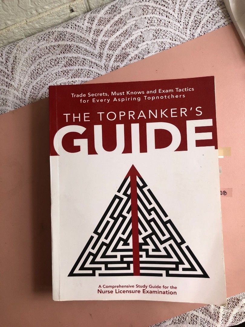 Toprank Guide Book & PHN Whitebook (Category: Assessment Books) located in Bulacan. Submitted by aryx.moonn (Listing ID 1466359478, Image 2). Description: - pages has some highlights - vvv useful for pnle - the phn book slightly damage - will make it 980 if get now.