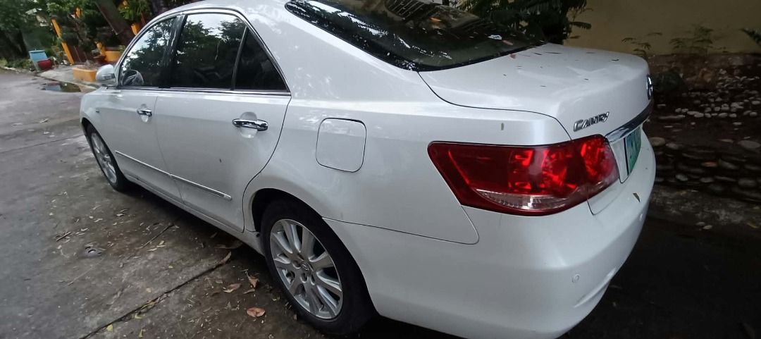 Toyota Camry 2.4 (A) (Category: Used Cars) located in Manila. Submitted by theyellowsun (Listing ID 1466444067, Image 2). Description: 2008 Toyota Camry 2.4V VVT-I engine 16V 110K mileage, all power srs airbags rear sun privacy shade New Starter, New ND Acon Compressor, Exhaust Replaced, Strong aircon, Engine A-OK, Transmission new filter/trans fluid W2, New ignition cable, New spark plugs Iridium, New leather dashboard. Issue: Scratches complete