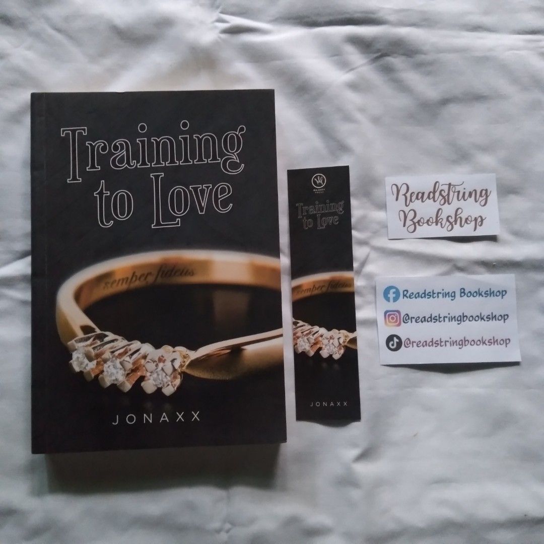 Training to Love by Jonaxx (Category: Storybooks) located in Madridejos. Submitted by readstringbookshop (Listing ID 1466420334, Image 1). Description: TRAINING TO LOVE •good condition •with bookmark 🏷️ ₱230 🍓 Please check the book's condition carefully before commenting "mine," as some books may have dents, dirt, stains, tanning, or foxing. 🍓 The photos may not fully reflect the book's overall condition due to lighting and camera settings. 🍓