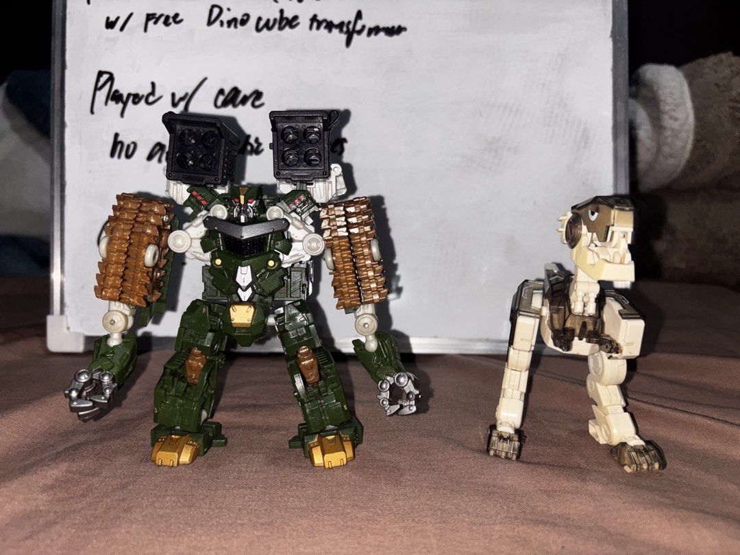 Transfomers (2010) Hailstorm (w/ free Dino Cube) (Category: Action & Battle Toys) located in Las Pinas. Submitted by akqua (Listing ID 1466498894, Image 2). Description: TF 2010 HAILSTORM (NO MISSILES) Played with care so no aesthetic problems. Will include free dino cube transformer Dude looks like turtle both in robot and vehicle mode Loc: Near SM Southmall, Las Piñas Meet ups around robinson laspi, southmall, alabang, or anywhere near Lalamove