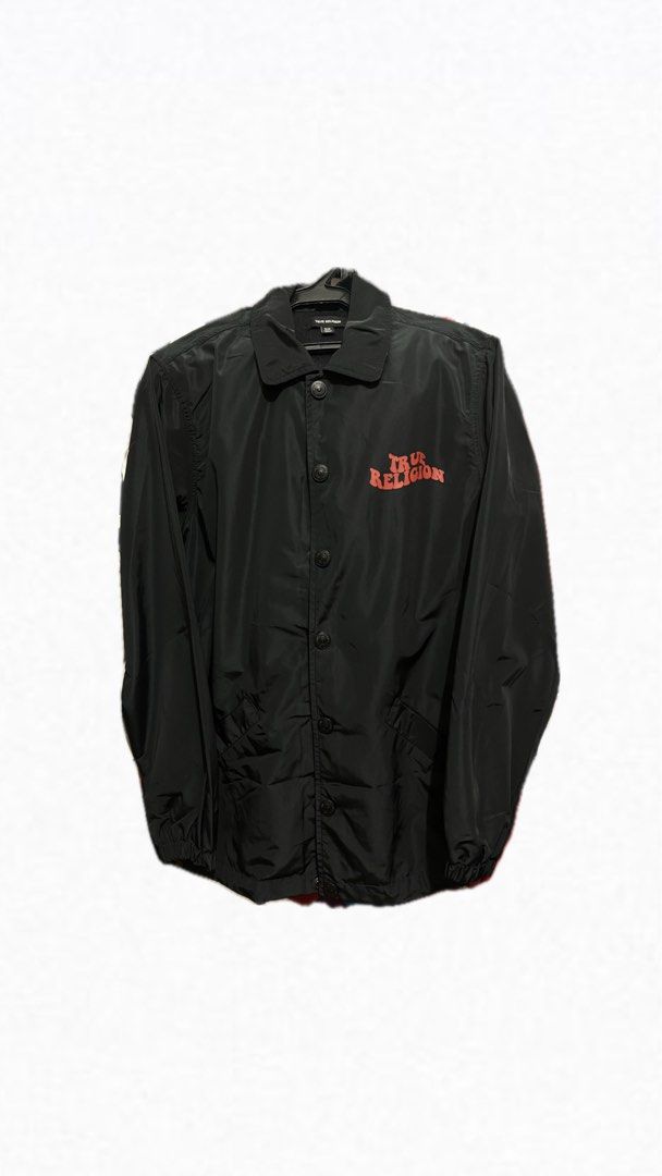 True Religion Sunny Coach Jacket (Category: Coats, Jackets and Outerwear) located in Talisay. Submitted by maxiesgarments (Listing ID 1466338915, Image 3). Description: fits to M-L .