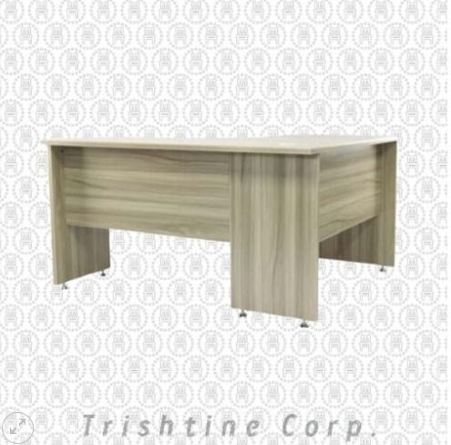 TXT-061 | Premium L-shape Executive Table (Category: Office Furniture & Fixtures) located in Caloocan City. Submitted by jimtapitan_trishtinecorp. (Listing ID 1466392856, Image 1). Description: Wide leg room Grommet Melamine scratchproof Dimension: Front: L120cm x W60cm x H75cm Side: L140cm x W45cm x H75cm Color: Brown / Oak DISCLAIMER: PRICE IS FOR POSTING PURPOSES ONLY.