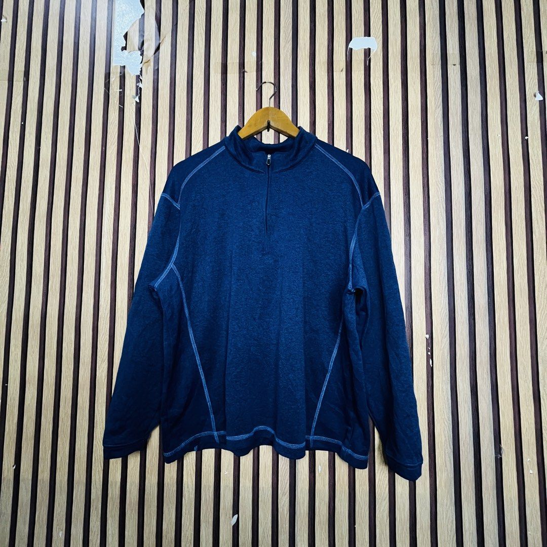 GORPCORE OLD MONEY QUARTER 1/4 ZIP HIKING TRAIL TECHNICAL PULLOVER SWEATER JACKET BLUE 2XL 26x25 (Category: Coats, Jackets and Outerwear) located in Dasmarinas. Submitted by yg_supplies (Listing ID 1466428101, Image 1). Description: > PRE-LOVED / NEEDS WASHING. NO OTHER ISSUES. GORPCORE OLD MONEY QUARTER 1/4 ZIP HIKING TRAIL TECHNICAL PULLOVER SWEATER JACKET BLUE 2XL 26x25 #gorpcoreph #outdoorscore #techwearph #hikinggear #layeringpiece #quarterz