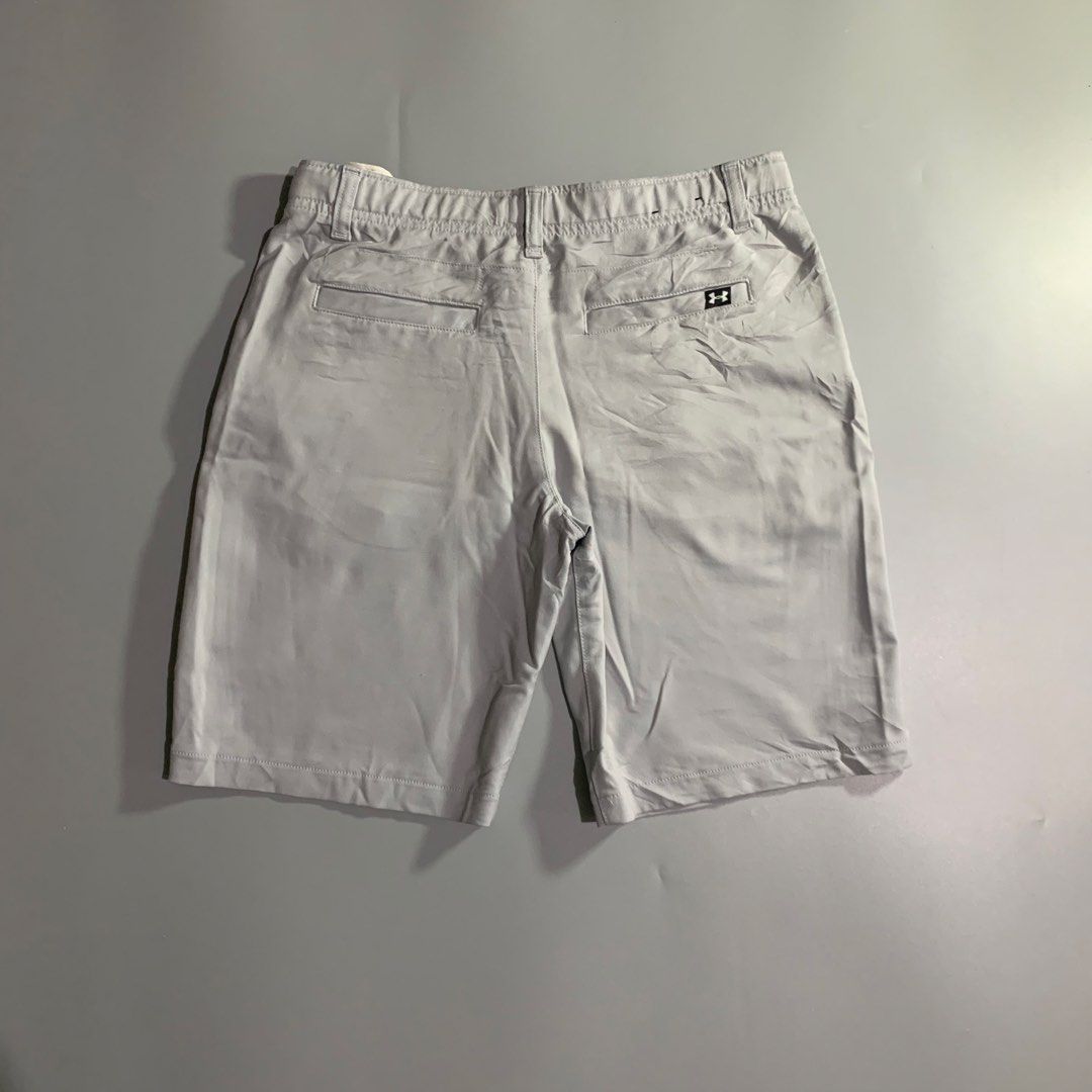 Under Armour stretchable short (Category: Shorts) located in Davao. Submitted by jandyfuert21303 (Listing ID 1466502403, Image 3). Description: Good as new condition Need wash only No issues 30x18.