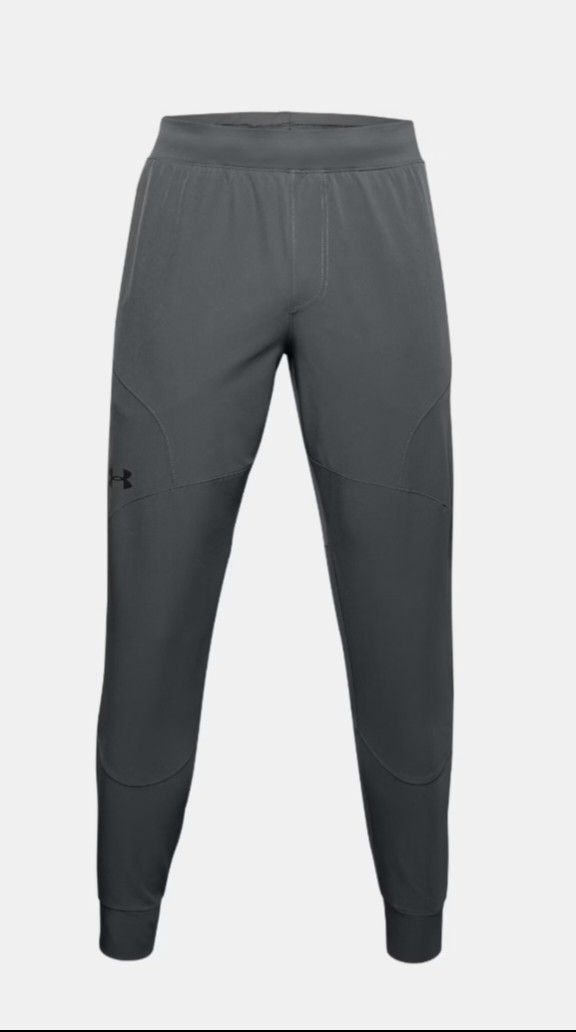 Under Armour Unstoppable Joggers Grey Size M (Category: Joggers) located in Bantayan. Submitted by markjimenez1975557 (Listing ID 1466563531, Image 1). Description: Unstoppable jogger As new 10/10 colorate Medium on tag Waist 30-33 Length 39 No issue - Brand: Under Armour Unstoppable - Color: Grey - Size: Medium (Fitted cut) - Made in Vietnam - Features: Ribbed ankle cuffs and secure zip pockets - Perfect for: Workouts, running, or casual everyda