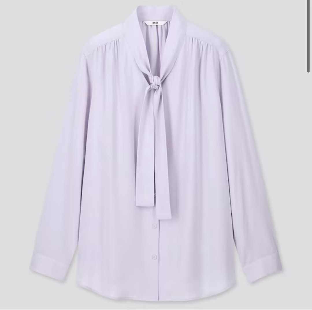 Uniqlo Longsleeves Light Purple Medium (Category: Longsleeves) located in Amadeo. Submitted by mavmadel (Listing ID 1465830053, Image 2). Description: -medium size -likenew -color rate 10/10.