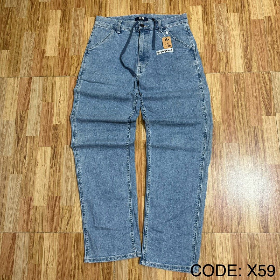 UNIQLO MEN’S DENIM WORK PANTS (Category: Jeans) located in Manila. Submitted by thrifthing_121102 (Listing ID 1466506597, Image 1). Description: UNIQLO MEN’S DENIM WORK PANTS •SIZE SMALL •WAIST - 29-30” •LENGTH - 39.5” •HEM - 8” •EXCELLENT CONDITION •NO ISSUES ₱699 + SF ✅All items are in excellent to new condition. ✅Color may vary due to lighting. 📦J&T Express or Lalamove Shipping. 💸Gcash Payment. 📍Moonwalk, Paranaque City.