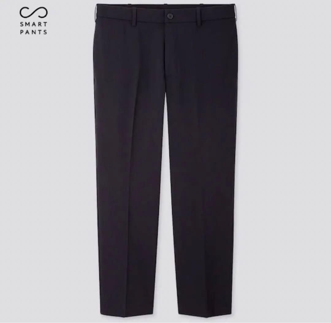 Uniqlo Smart Ankle Pants (Category: Trousers) located in Angeles City. Submitted by miss_independent01 (Listing ID 1466472805, Image 2). Description: Uniqlo Smart Ankle Pants Color: Black Width: 17.5 (Large on tag) Length: 37.5 MOP: Gcash ✅ Mine Now, Pay Now ✅ First to Pay, Gets the Item 📍 PAMPANGA Courier: JnT 🚚🚚 PM 💌💌.