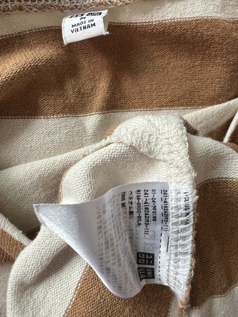 Uniqlo stripe boxy shirt (Category: Shirts) located in Amadeo. Submitted by mavmadel (Listing ID 1466391143, Image 3). Description: -medium on tag -like new condition -color rate 10/10 Loc: cavite Courier: jnt .