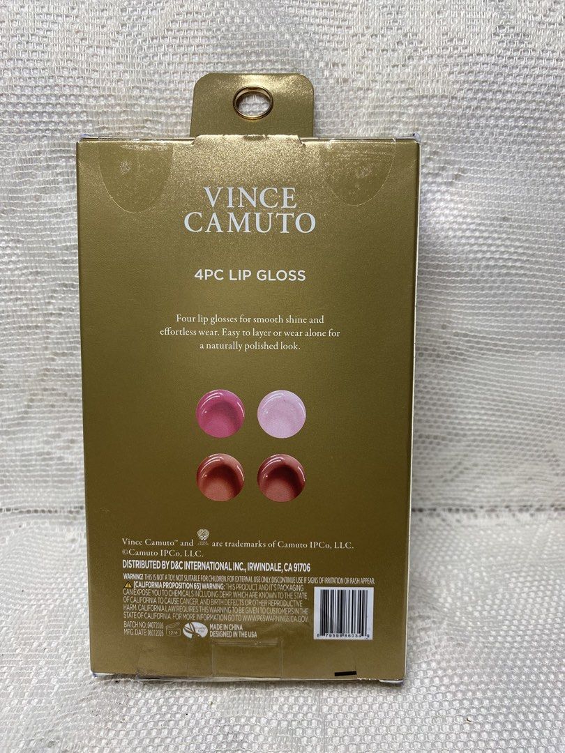 Vince Camuto lip gloss (Category: Makeup) located in Angeles City. Submitted by noagrace (Listing ID 1466347202, Image 2). Description: New.