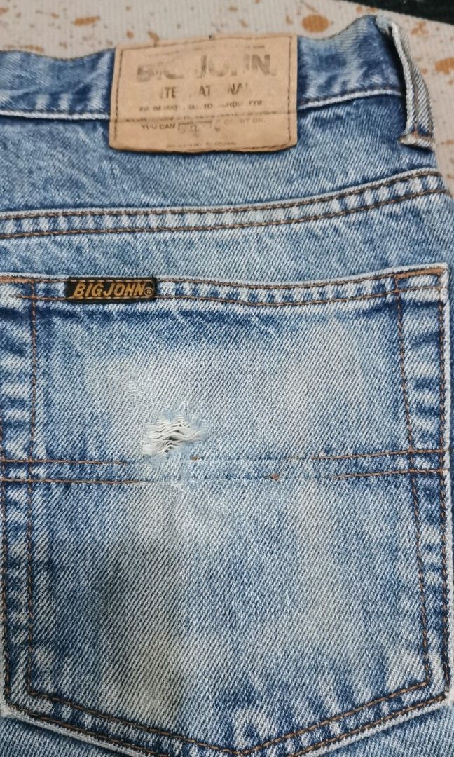 Vintage big John denim jeans (Category: Jeans) located in San Jose. Submitted by thrift_ni_sir (Listing ID 1466559597, Image 2). Description: Vintage Good Condition MOD j&t Add shipping fee MOP gcash.