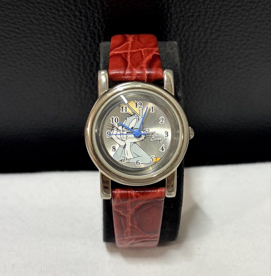 Vintage Bugs Bunny Watch (Category: Women's Watches) located in Quezon City. Submitted by WasalakTwo (Listing ID 1466547305, Image 2). Description: Bought in Japan Official merch Good working condition New battery 26mm case 13mm lugs Open for delivery nationwide.