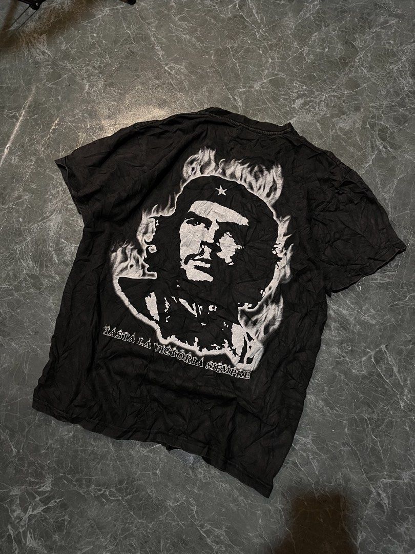 VINTAGE CHE GUEVARA (Category: Formal Shirts) located in Valencia. Submitted by hunterxthrifter (Listing ID 1466520838, Image 3). Description: NORMAL SA VINTAGE SIZE LARGE ON TAG BEST FIT MED COLOR RATE 9.3 or better SOBRANG GANDA NG FLAME .