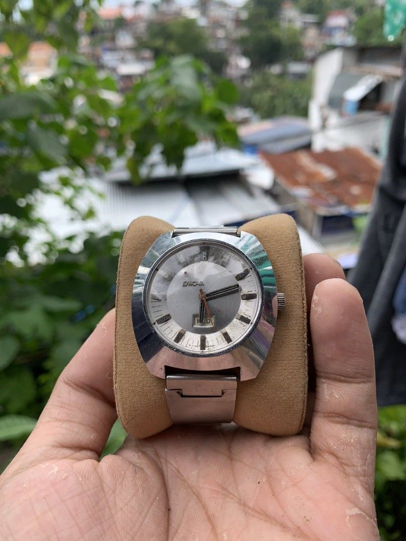 VINTAGE ENICAR (Category: Men's Watches) located in Cebu City. Submitted by vj_timepieces (Listing ID 1466387873, Image 1). Description: good condition newly service.