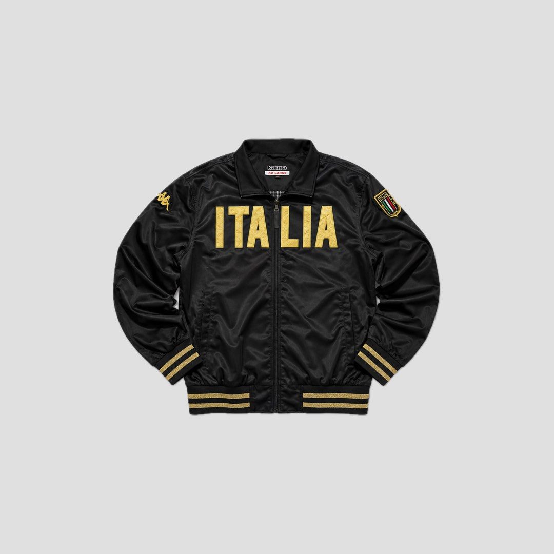 vintage kappa track jacket (Category: Coats, Jackets and Outerwear) located in Bacoor. Submitted by striped_boyz (Listing ID 1466418364, Image 1). Description: vintage kappa track jacket size 2XL on tag 23W 29L 10/10 condition no issue 1,199 free shipping.