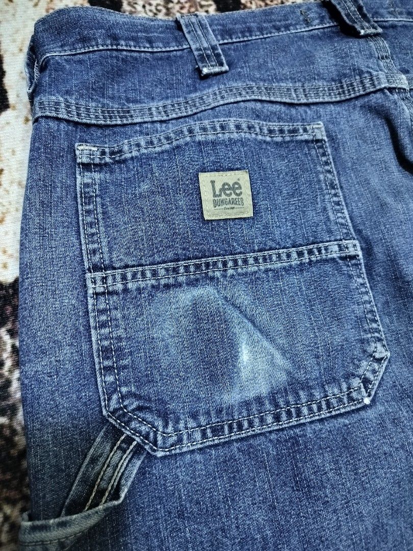 Vintage LEE Dungarees Carpenter Pants (Category: Jeans) located in Taguig. Submitted by thriftybounce (Listing ID 1466415911, Image 3). Description: Size : 38 Length : 41 Leg Open : 9 Color Rate : 9.4/10 Issue : check last pics.