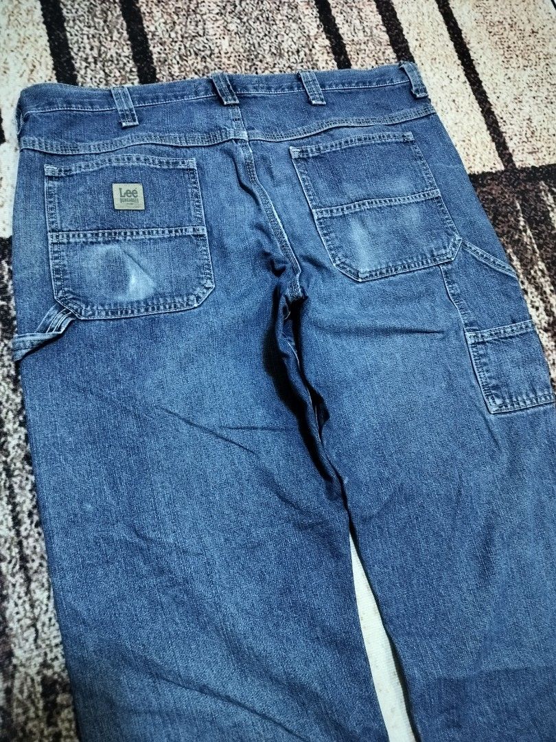 Vintage LEE Dungarees Carpenter Pants (Category: Jeans) located in Taguig. Submitted by thriftybounce (Listing ID 1466415911, Image 2). Description: Size : 38 Length : 41 Leg Open : 9 Color Rate : 9.4/10 Issue : check last pics.