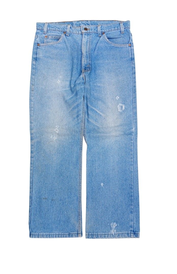 Vintage Levis orange tab jeans (Category: Jeans) located in Candelaria. Submitted by saorsa.thrift (Listing ID 1466445210, Image 1). Description: Vintage Levis orange tab jeans Waist: 34 Length: 38.5 Hem: 9 Good condition flaws check photos 500 + sf.
