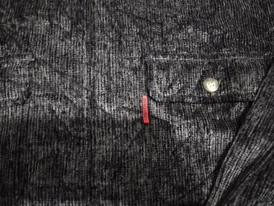 VINTAGE LUCKY STRICK CORDUROY JACKET (Category: Coats, Jackets and Outerwear) located in Tagaytay City. Submitted by dcthrifts (Listing ID 1466454979, Image 2). Description: DIMES W25 L31.