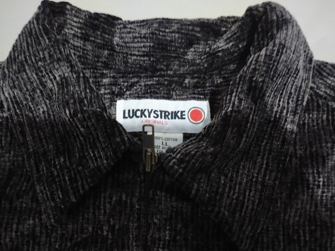VINTAGE LUCKY STRICK CORDUROY JACKET (Category: Coats, Jackets and Outerwear) located in Tagaytay City. Submitted by dcthrifts (Listing ID 1466454979, Image 3). Description: DIMES W25 L31.