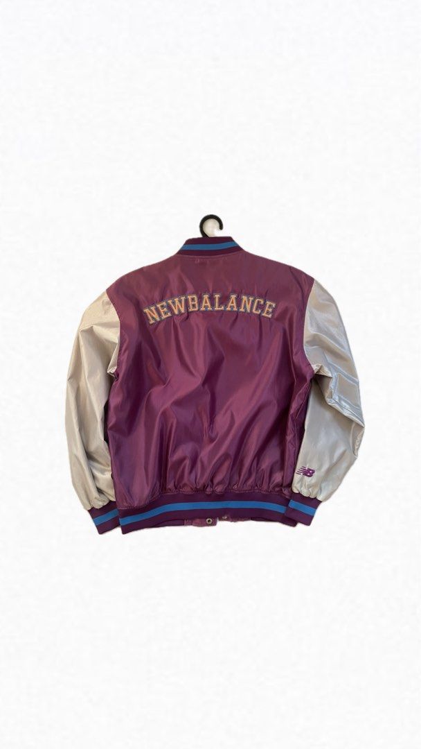 Vintage New Balance Varsity Jacket (Category: Coats, Jackets and Outerwear) located in Talisay. Submitted by maxiesgarments (Listing ID 1466339682, Image 2). Description: with slight issue .