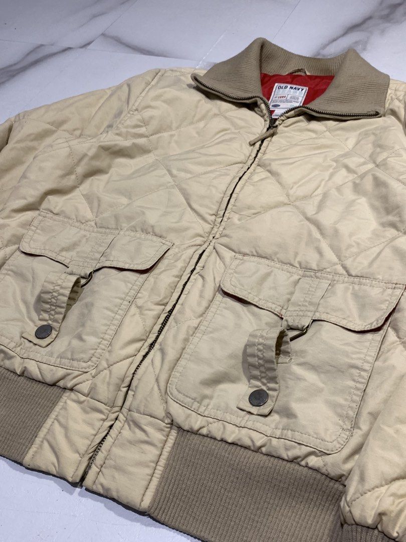 vintage Old navy quilted bomber jacket (Category: Coats, Jackets and Outerwear) located in Angeles City. Submitted by badillajel81176 (Listing ID 1466486648, Image 3). Description: WTS –Old Navy quilted bomber jacket 📏 Size: Tag size “Large“ 📏 Measurements: Width : 20.6 Length: 24.6 💢Issue- No issue ✨ Condition: 10/10 🟦 Color Rate:10/10 📍 Pampanga Angeles City 📦 Shipping available nationwide.