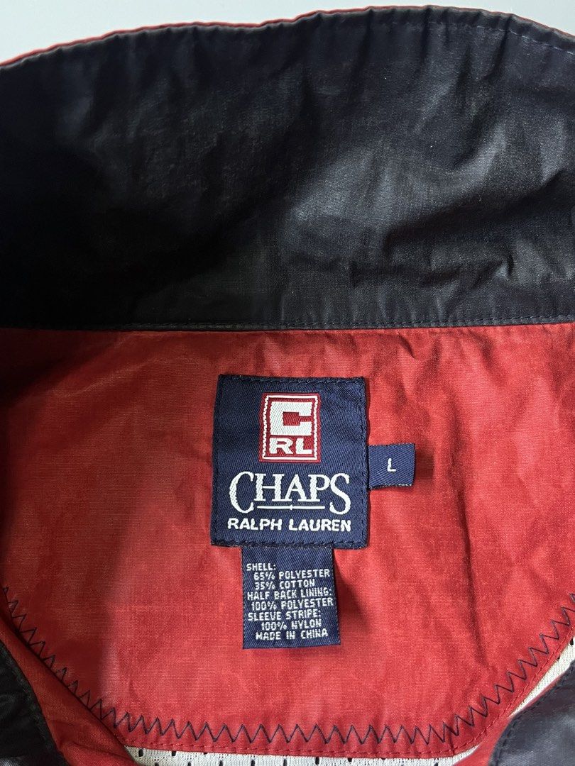 Vintage Ralph Lauren x chaps (Category: Coats, Jackets and Outerwear) located in Manila. Submitted by villadolid77084 (Listing ID 1466391418, Image 3). Description: Vintage Ralph Lauren x chaps Size large Dimes 25x29 Color rate 9.5/10 No issue Excellent condition Price 1000+sf📩 Location Laspiñas m📍.