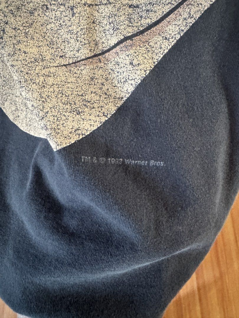 Vintage Taz 1993 (Cut tag “Artex” (Category: Tshirts & Polo Shirts ) located in Laoag. Submitted by quin.r (Listing ID 1466408896, Image 3). Description: Vintage Taz dated 1993 Artex tag (cut tag) 24x28 Single stitch all over (1-1-1) Slight distressed neckline Armpit hole Excellent Vintage Fade Shipped price Slightly nego.