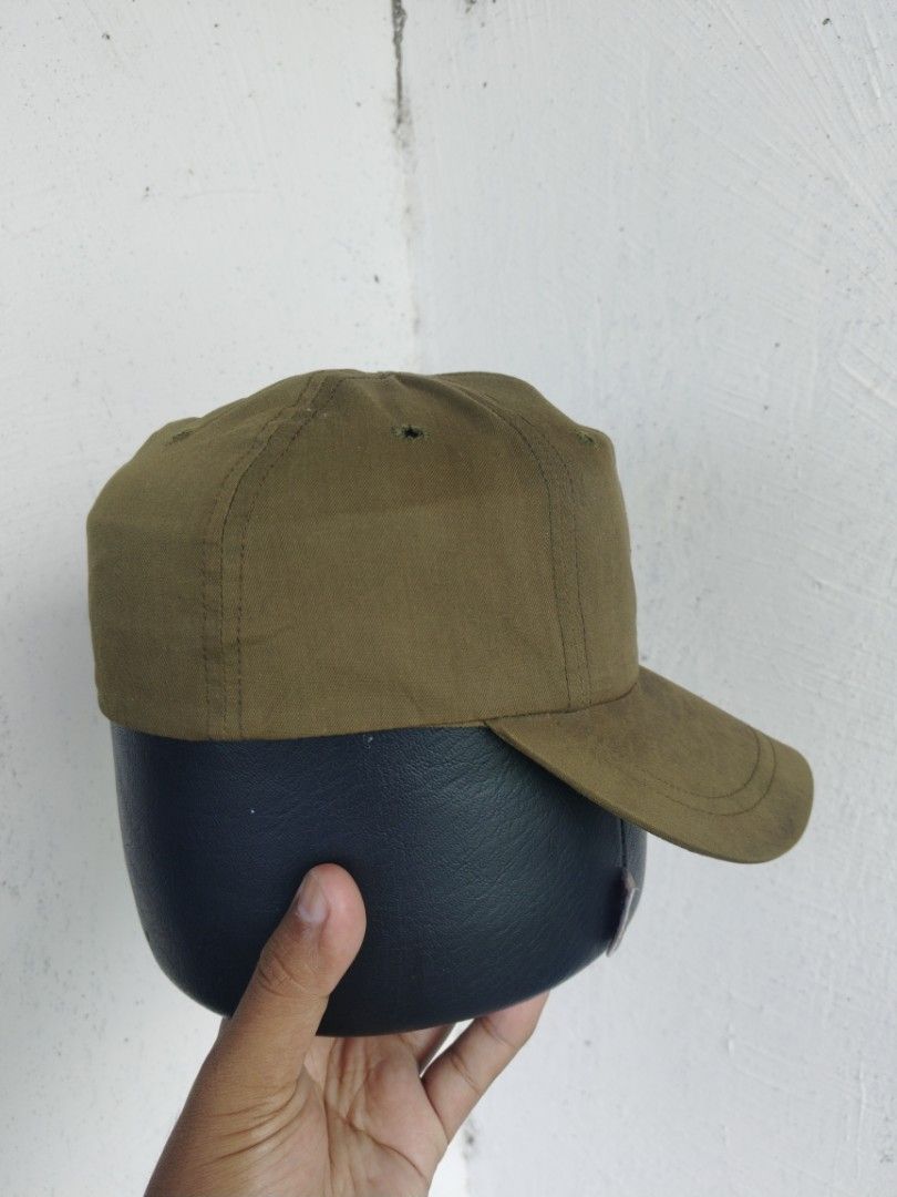 Vintage Vietnam war cap (Category: Caps & Hats) located in Legazpi City. Submitted by genobecollectives (Listing ID 1466408667, Image 2). Description: Vietnam war cap 500 free ship - Color: Olive green - Brand: Ace Mfg. Co. (production tag included) - Material: Comfortable cotton blend fabric - Design: Standard curved brim with stitched top ventilation eyelets - Care Instructions: Hand wash only (interior tag) one size fits all very good used con