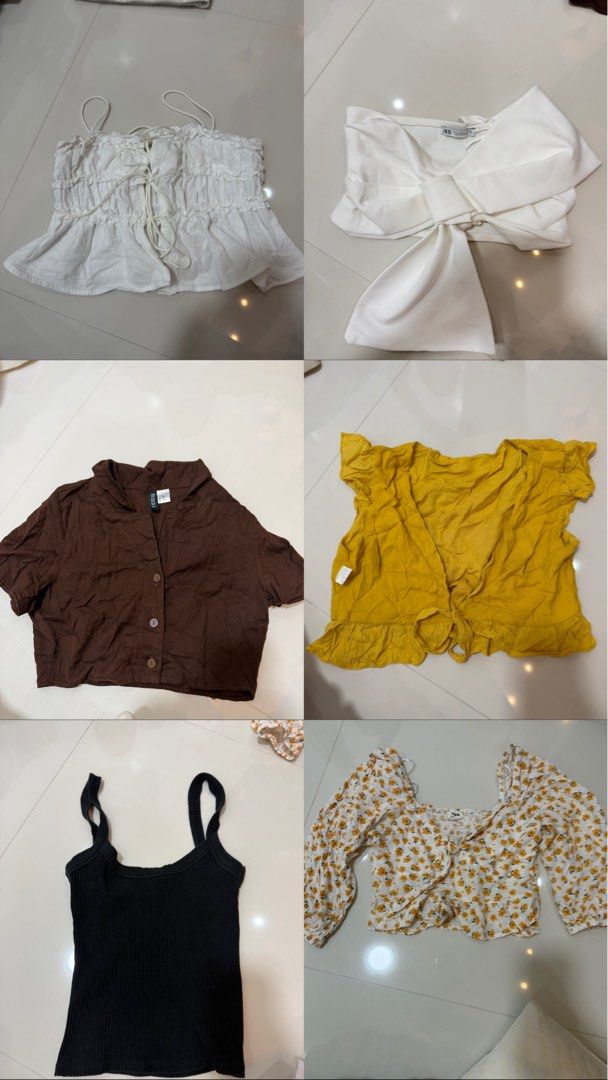Wardrobe Bundle Tops Skirts Dresses (Category: Sets or Coordinates) located in Manila. Submitted by prettypetty0011 (Listing ID 1466414956, Image 3). Description: For take all 4k. ALL BRANDED. Pwedeng pwede sa maarte like me. Sizes XS-S.