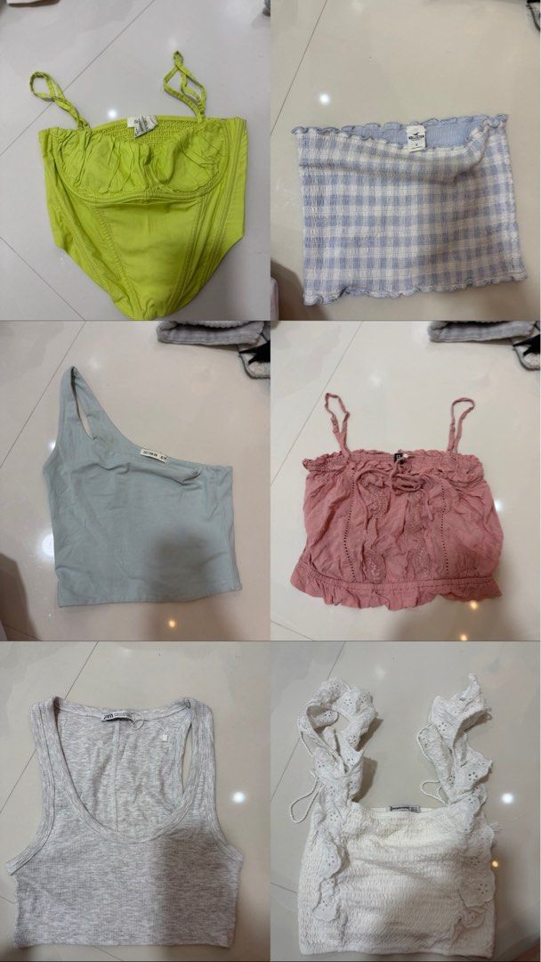 Wardrobe Bundle Tops Skirts Dresses (Category: Sets or Coordinates) located in Manila. Submitted by prettypetty0011 (Listing ID 1466414956, Image 1). Description: For take all 4k. ALL BRANDED. Pwedeng pwede sa maarte like me. Sizes XS-S.