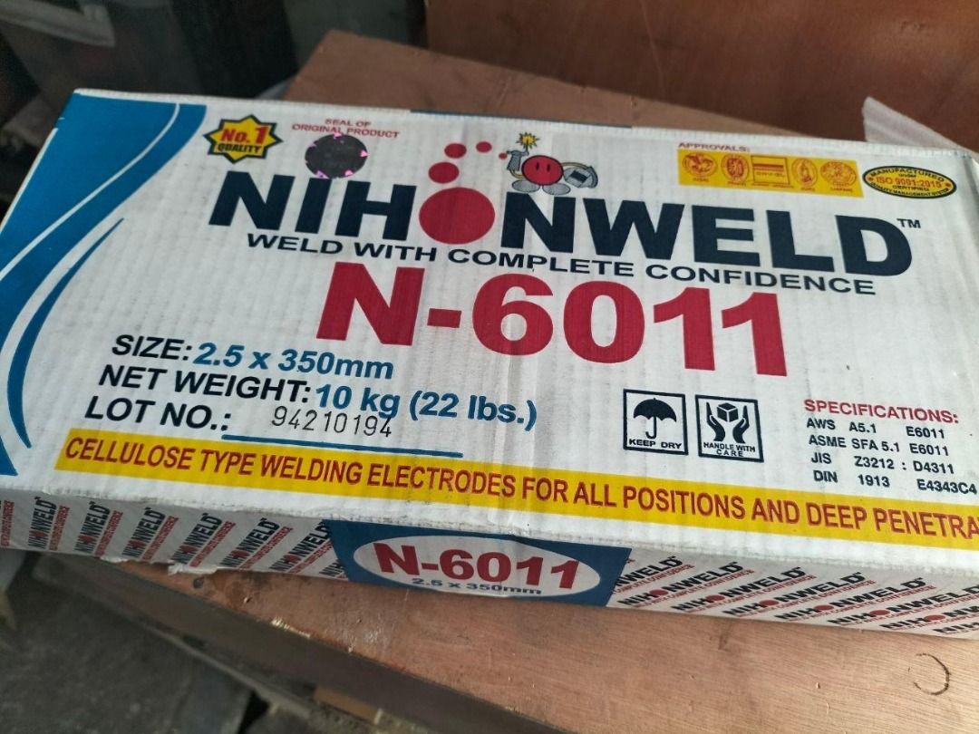 Welding rod 6011 SPECS: 2.5mm (Category: Other Home Furniture) located in Manila. Submitted by ramoseliza33488 (Listing ID 1466401530, Image 2). Description: .