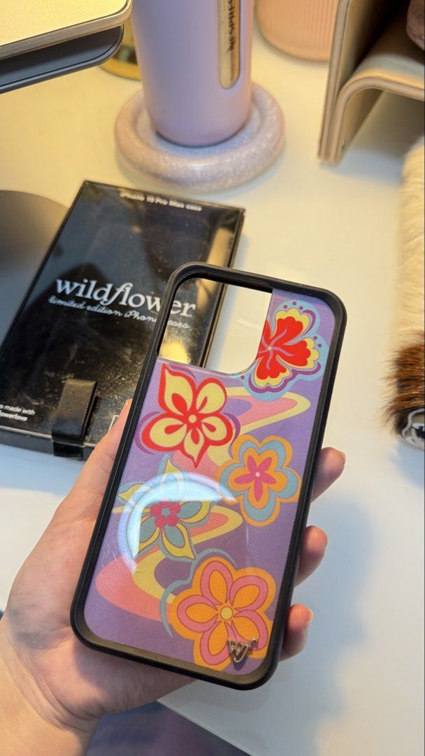 Wildflower Surf’s Up iPhone 15 Pro Max Case (Category: Cases & Sleeves) located in Antipolo. Submitted by lala.lysa (Listing ID 1466526079, Image 3). Description: Guaranteed authentic. Shows minor hairline scratches and signs of normal use..