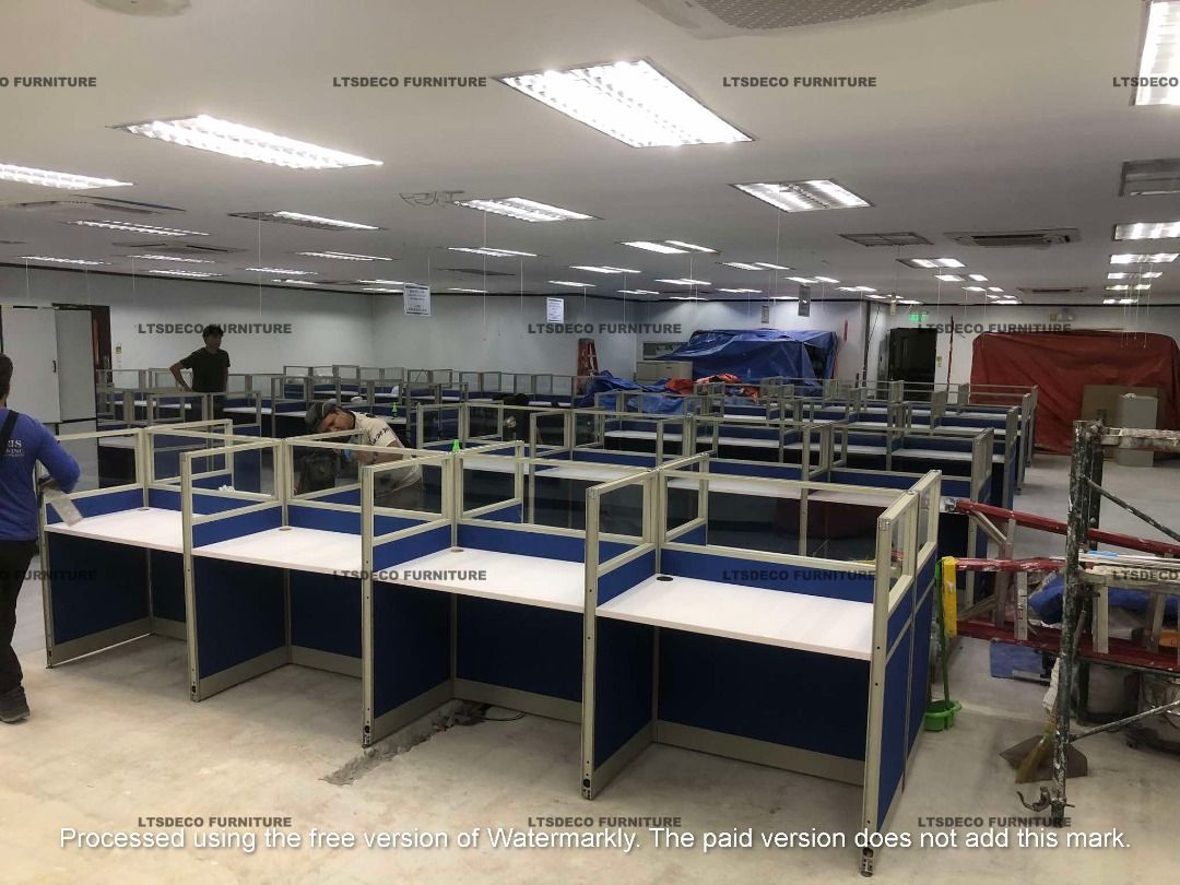 workstation tables customized office partition furnitures (Category: Office Furniture & Fixtures) located in Caloocan City. Submitted by cheska.ltsdeco (Listing ID 1466340109, Image 1). Description: 👉Are you looking for WORKSTATION, MODULAR CUBICLES OFFICE PARTITION, and OFFICE FURNITURE SUPPLIER? LTSDECO Furniture, is direct supplier, manufacturer, and trusted provider of high quality, affordable and durable modular office divider partition, ho