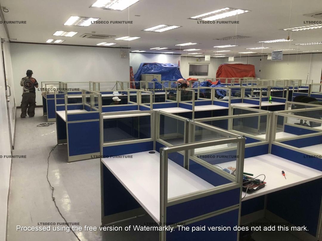workstation tables customized office partitions (Category: Office Furniture & Fixtures) located in Quezon City. Submitted by sandy444 (Listing ID 1466343224, Image 2). Description: 👉Are you looking for WORKSTATION, MODULAR CUBICLES OFFICE PARTITION, and OFFICE FURNITURE SUPPLIER? LTSDECO Furniture, is direct supplier, manufacturer, and trusted provider of high quality, affordable and durable modular office divider partition, home and office furn