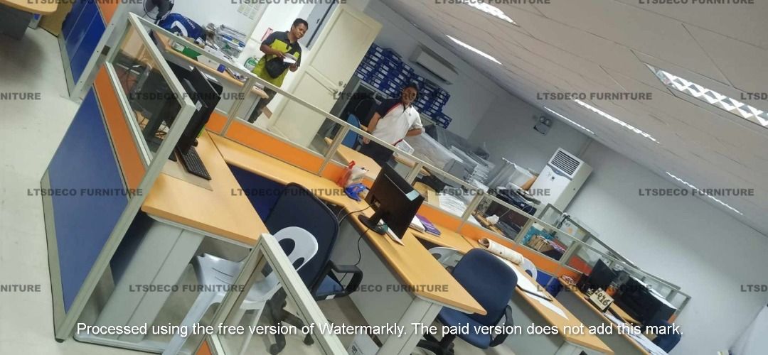 workstation tables modular customized office partition furnitures (Category: Office Furniture & Fixtures) located in Caloocan City. Submitted by cheska.ltsdeco (Listing ID 1466368975, Image 3). Description: 👉Are you looking for WORKSTATION, MODULAR CUBICLES OFFICE PARTITION, and OFFICE FURNITURE SUPPLIER? LTSDECO Furniture, is direct supplier, manufacturer, and trusted provider of high quality, affordable and durable modular office divider parti