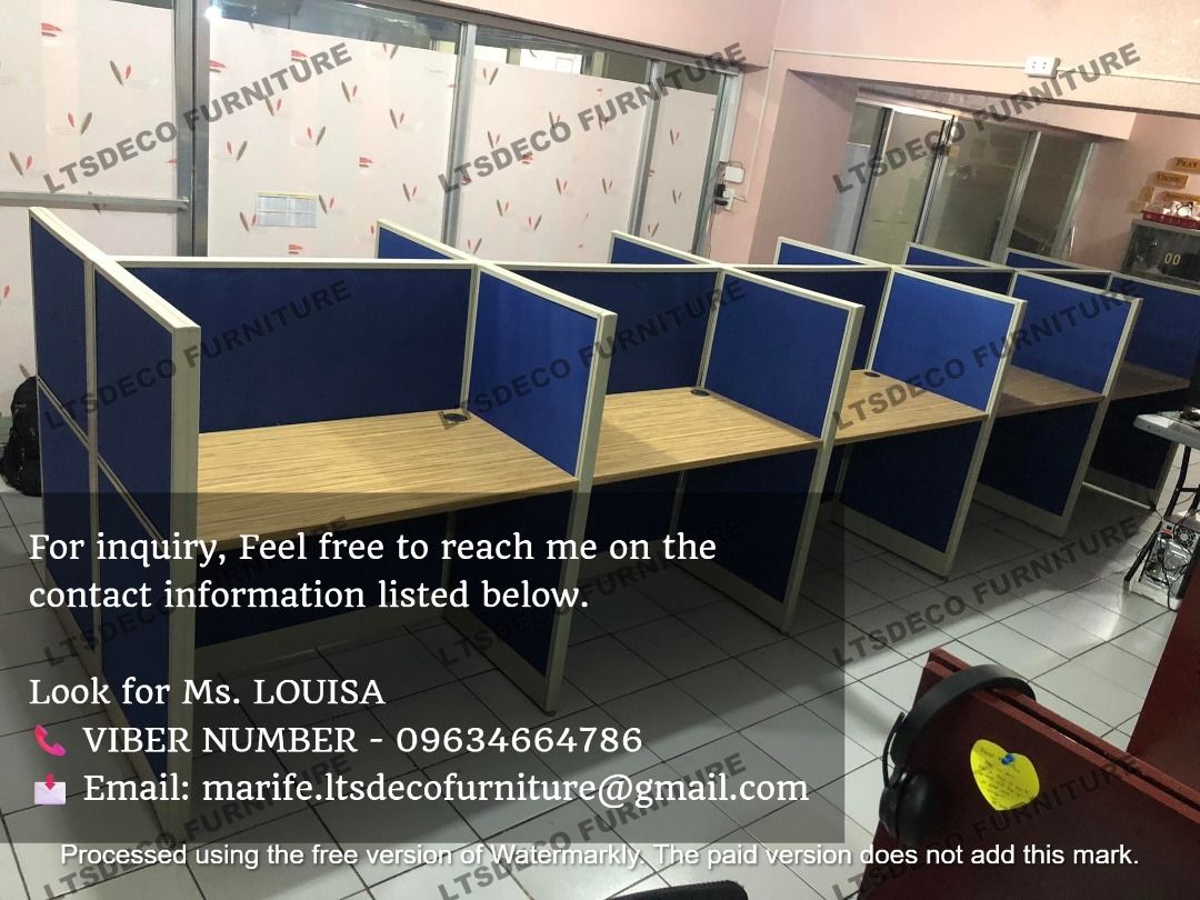 workstation tables modular office partition customized (Category: Office Furniture & Fixtures) located in Mandaluyong City. Submitted by jessalyn.montero (Listing ID 1466339643, Image 3). Description: 👉Are you looking for WORKSTATION, MODULAR CUBICLES OFFICE PARTITION, and OFFICE FURNITURE SUPPLIER? LTSDECO Furniture, is direct supplier, manufacturer, and trusted provider of high quality, affordable and durable modular office divider partition, 