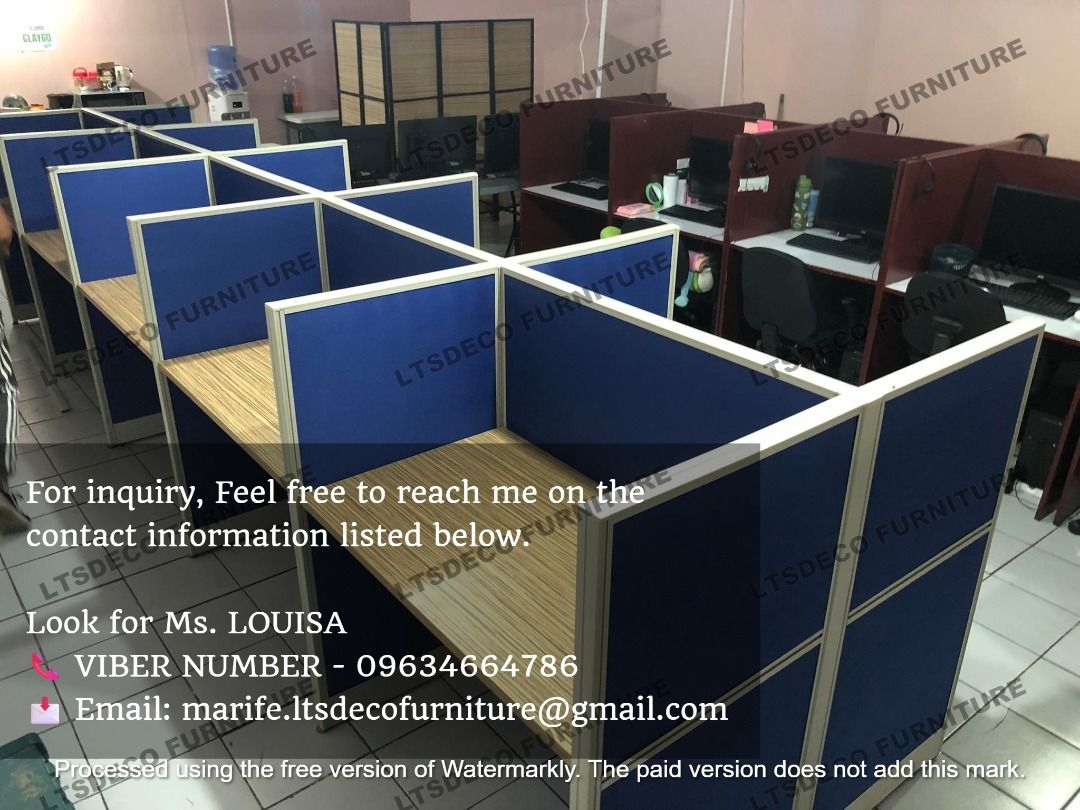 workstation tables modular office partition customized (Category: Office Furniture & Fixtures) located in Mandaluyong City. Submitted by jessalyn.montero (Listing ID 1466339643, Image 1). Description: 👉Are you looking for WORKSTATION, MODULAR CUBICLES OFFICE PARTITION, and OFFICE FURNITURE SUPPLIER? LTSDECO Furniture, is direct supplier, manufacturer, and trusted provider of high quality, affordable and durable modular office divider partition, 